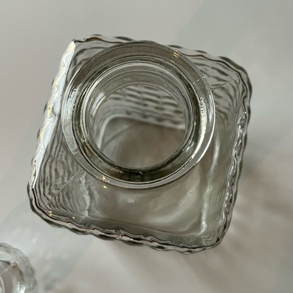 VTG Owens-Illinois Glass Company glass decanter, round intricate stopper - Picture 11 of 14